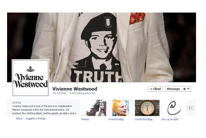 ヴィヴィアン・ウエストウッドの日本公式Facebookが7 月22 日にローンチ！ 画像
