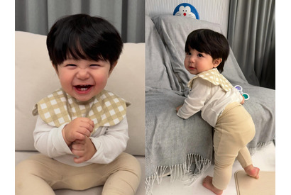 俳優シム・ヒョンタクの18歳年下日本人妻サヤさん、愛息ハルちゃんの“NEWヘア”公開！【PHOTO】 画像