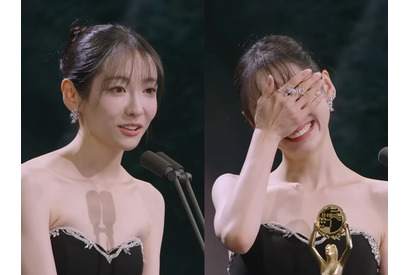 『秘顔-ひがん-』女優パク・ジヒョン、予想外の受賞に涙「7年前は新人賞候補だったのに…」 画像