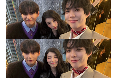 “これぞ眼福” パク・ボゴム、ペ・スジ、BTSのVの新しい豪華スリーショット誕生【PHOTO】 画像