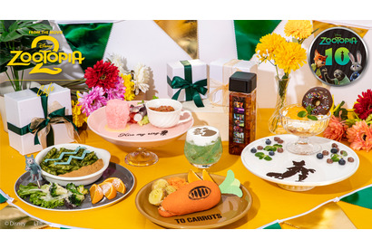 『ズートピア』公開10周年！ 新メニュー＆グッズが登場「OH MY CAFE」3月6日から 画像