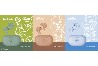 ディズニーストアとVictor共同、完全ワイヤレスイヤホンに“ズートピアのニック”＆“アナとエルサ”ら3モデル登場 画像