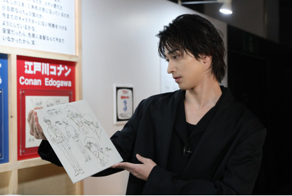 横浜流星が真剣な眼差し「自分の中で財産に」畑芽育とTVアニメ「名探偵コナン」展を体感 画像