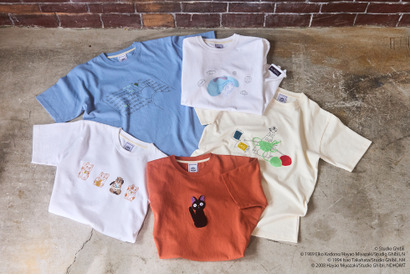 『天空の城ラピュタ』『魔女の宅急便』『千と千尋の神隠し』ほかジブリデザインのTシャツ発売 画像