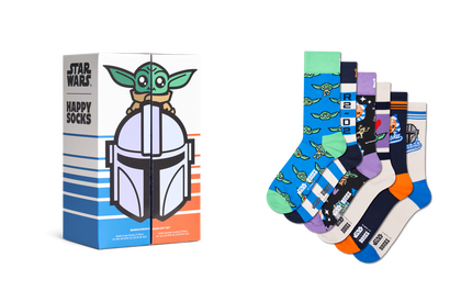 グローグー、アソーカ、R2-D2など登場『スター・ウォーズ』と「ハッピーソックス」がコラボ 画像