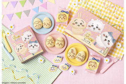 「ちいかわ」×「東京ばな奈」が東京駅グランスタ東京に期間限定で登場！クッキーサンド＆バナナプリンケーキほか販売 画像