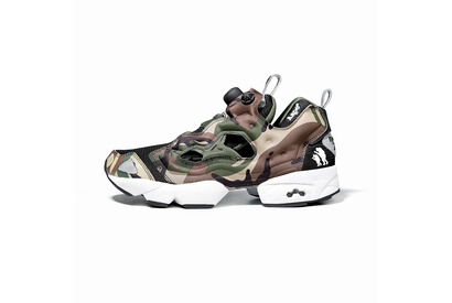 リーボック クラシック名モデルに総カモフラージュ柄の限定スニーカー登場 画像