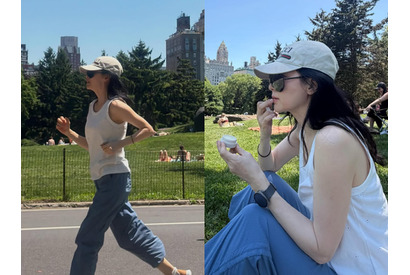 “若々しい” イ・ヨンエ、NYセントラルパークを走った！「見ているだけで癒やされる」【PHOTO】 画像