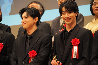北村匠海＆吉沢亮＆横浜流星が男優賞を受賞！「素晴らしい二人とこの場に立ててうれしい」 画像