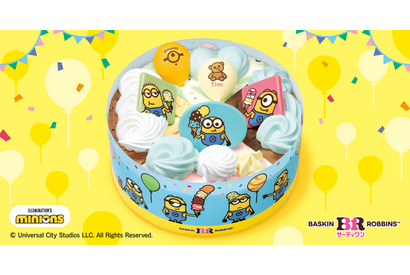 ミニオンたちがアイスクリームケーキに！サーティワン「パレット４」7月15日発売 画像