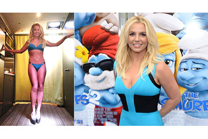 ブリトニー・スピアーズ、新曲のPV撮影現場からセクシーショットをお披露目 画像