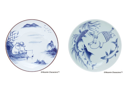 amabroから「ムーミン」の世界観を表現した絵付けの器が登場 画像