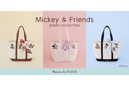 トートバッグ＆スカーフ新登場！ディズニーコレクション「MICKEY＆FRIENDS」　8月5日三越本店で先行販売 画像