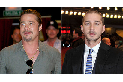 ブラッド・ピット＆シャイア・ラブーフ、キャンプ中にナチス集団に襲われる!? 画像