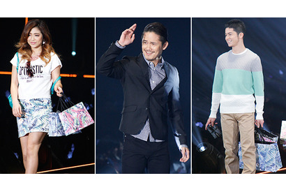 【東京ガールズコレクション2014】「テラスハウス」今井華＆菅谷哲也＆宮城大樹の登場に大歓声！ 画像