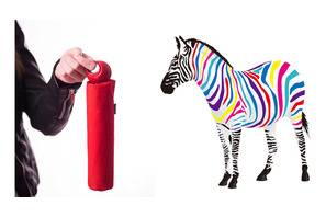 雨の日を楽しくする、ドイツ発の折り畳み傘ブランド「クニルプス」の新モデル 画像