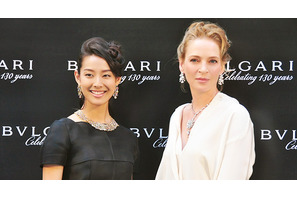 ユマ・サーマン＆すみれ、「ブルガリ」130年記念パーティに登場！ 画像
