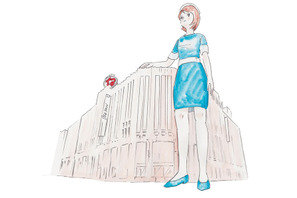 「コップのフチ子」漫画家がデザイン！伊勢丹デパートガール「デパガ」ちゃん誕生 画像