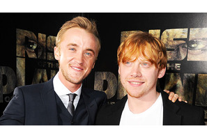 トム・フェルトンがルパート・グリントにいたずら！ 画像