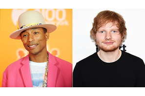 ファレル・ウィリアムス＆エド・シーラン、第1回BBCミュージック・アワーズで賞を授賞 画像