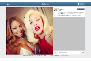 豪華歌姫の友情！ マライア・キャリー＆レディー・ガガの2ショット 画像