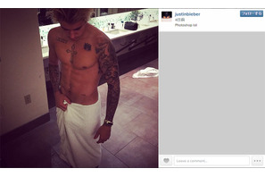 ジャスティン・ビーバー、「カルバン・クライン」の画像加工疑惑を笑い飛ばす 画像