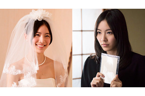 松井珠理奈、ウエディングドレスや喪服姿…中学生から20代までを熱演！『振り子』 画像
