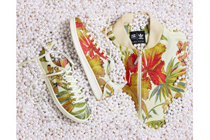 「アディダス」×ミュージシャン、ファレル・ウィリアムでフローラルな新作！ 画像