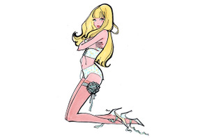 松屋銀座に渋谷系ブーム！ファッション・イラストレーター森本美由紀、初の展覧会 画像