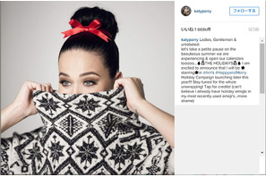 ケイティ・ペリー、「H＆M」クリスマス広告の顔に 画像