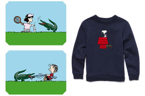 スヌーピーたちがワニと暴れ回る！「ラコステ」×『ピーナッツ』5年ぶりコラボ 画像