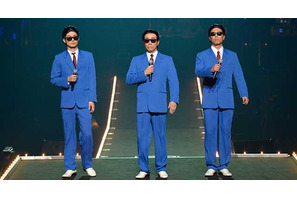 岸谷五朗＆寺脇康文＆三浦春馬、タモリに扮しモノマネ披露！「髪切った？」 画像