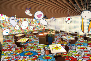 六本木ヒルズで「村上隆のお花カフェ」オープン！ 特別コラボ”お花”メニュー登場 画像