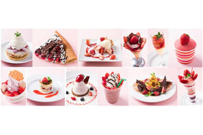 【3時のおやつ】お台場・ヴィーナスフォートに12種類のいちごスイーツが大集合！「『とちおとめ』Strawberry Fair」 画像
