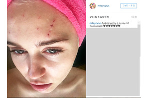 マイリー・サイラス、猫に八つ裂きにされる!? 画像