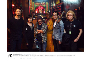 ハリウッド版『攻殻機動隊』のセットに押井守監督らが訪問！ 画像