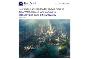 米ディズニー、『スター・ウォーズ』新テーマパークの新たな画像を公開 画像