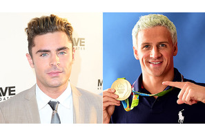 Z・エフロン、新作の役柄が話題の水泳選手ライアン・ロクテ似？ 画像