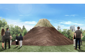 東京ミッドタウン10周年！“富士山”の屋外インスタレーションが芝生広場に出現 画像