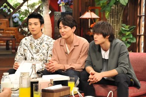 窪田正孝＆新田真剣佑＆間宮祥太朗、“お笑い怪獣”さんまの洗礼受ける!? 画像