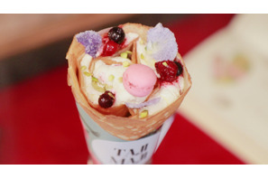 インスタ女子大興奮！ 500いいね間違いなしの“お花クレープ”って？ 画像