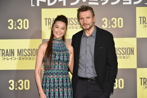 リーアム・ニーソン、観月ありさに愛の告白!? 『トレイン・ミッション』ジャパンプレミア 画像