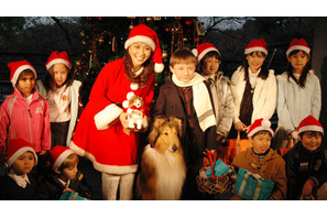 小林麻央サンタ登場『名犬ラッシー』ジョナサン・メイソン来日クリスマス・イベント 画像