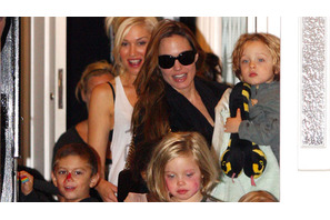 アンジェリーナ・ジョリー、子連れでセレブママ友、グウェン・ステファニー宅を訪問 画像