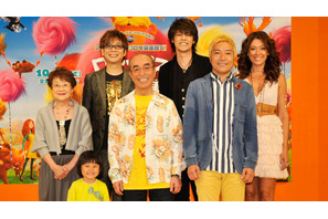 人気子役・しずくちゃんが大人たちにサプライズ！　『ロラックスおじさん』完成報告会 画像