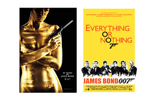 金箔ボンド・ガールに歴史を刻み込んだ　『007』50周年記念ポスターが完成！ 画像