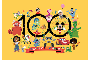 ディズニー100周年限定ミニフィギュア、100体が秋発売 画像