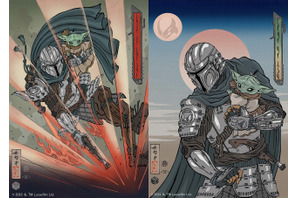 ペドロ・パスカルも絶賛「マンダロリアン」ルーカスフィルム公認“浮世絵特別ビジュアル”解禁 画像