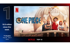 Netflix実写「ONE PIECE」堂々の1位発進！世界93か国でTOP10入り 画像