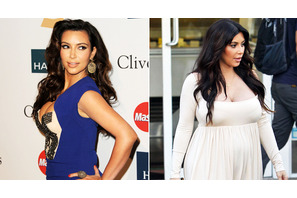 キム・カーダシアン、妊娠6か月で体重が10キロ増量！ 画像